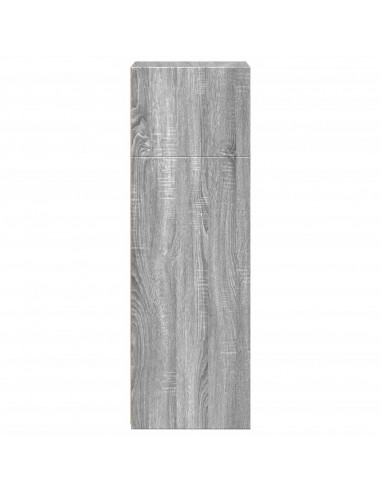 Credenza Grigio Sonoma 45x41x124 cm in Legno Multistrato