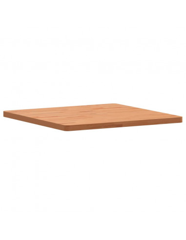 Piano per Tavolo 60x60x2,5 cm Quadrato Legno Massello di Faggio