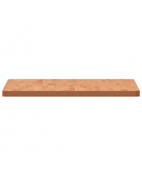 Piano per Tavolo 60x60x2,5 cm Quadrato Legno Massello di Faggio