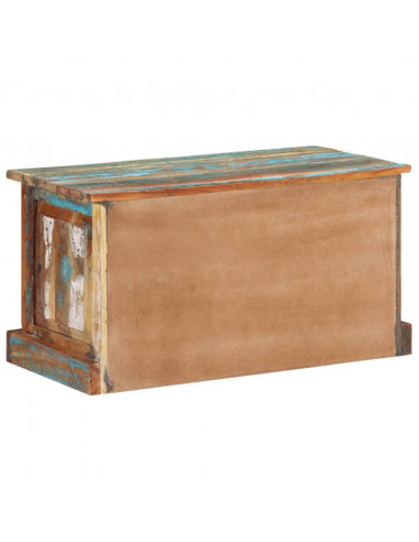 Panca Scarpiera in Legno Massello di Recupero