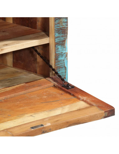 Panca Scarpiera in Legno Massello di Recupero