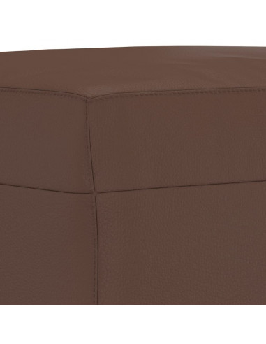 Panca Marrone 100x35x41 cm in Similpelle