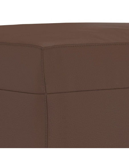 Panca Marrone 100x35x41 cm in Similpelle