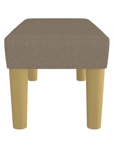 Panca Tortora 70x30x30 cm in Tessuto