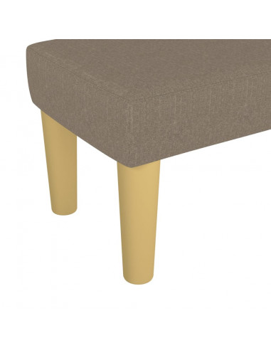 Panca Tortora 70x30x30 cm in Tessuto