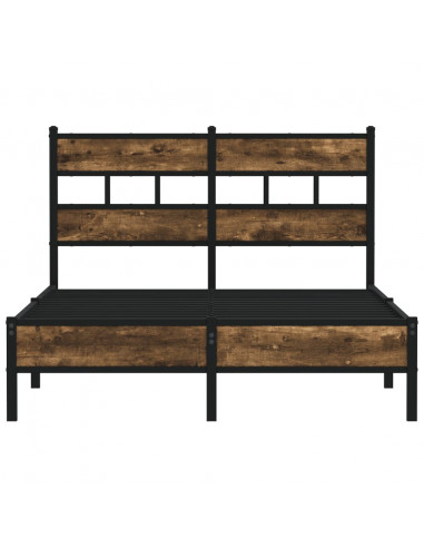 Giroletto senza Materasso con Testiera Rovere Sonoma 120x200 cm