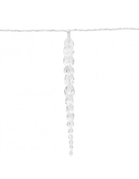 Luce Natale a Ghiacciolo 200 LED Blu 20 m Acrilico PVC