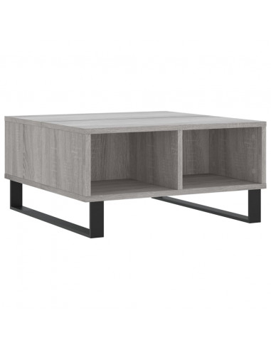 Tavolino da Salotto Grigio Sonoma 60x60x30 cm Legno Multistrato