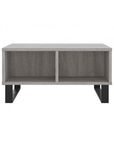 Tavolino da Salotto Grigio Sonoma 60x60x30 cm Legno Multistrato