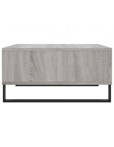 Tavolino da Salotto Grigio Sonoma 60x60x30 cm Legno Multistrato