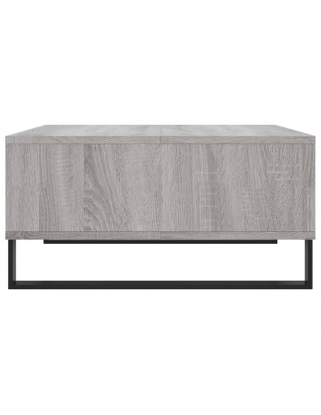Tavolino da Salotto Grigio Sonoma 60x60x30 cm Legno Multistrato