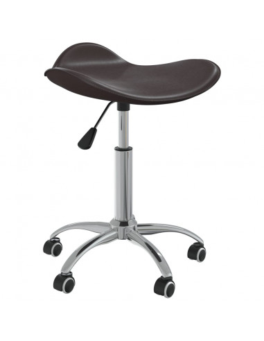 Sedia da Ufficio Marrone in Similpelle