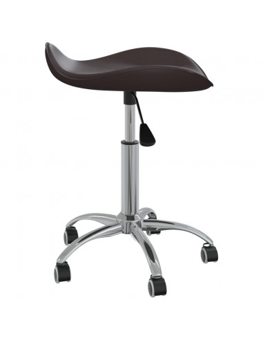 Sedia da Ufficio Marrone in Similpelle