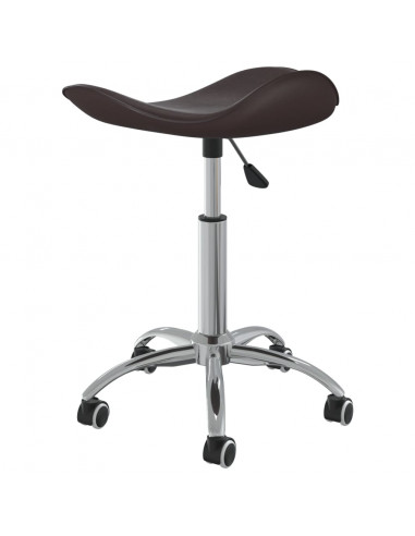 Sedia da Ufficio Marrone in Similpelle