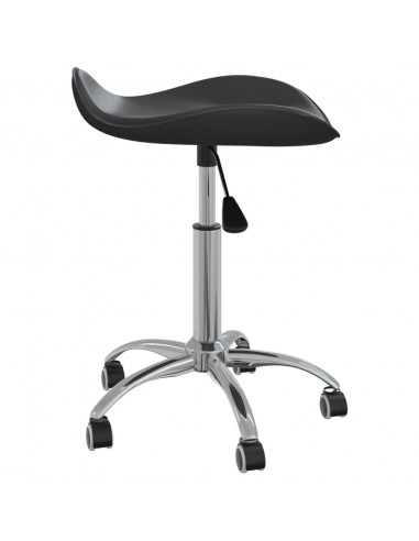 Sedia da Ufficio Nera in Similpelle