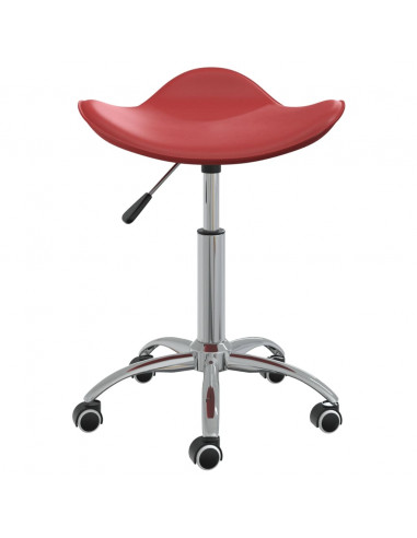 Sedia da Ufficio Rosso Vino in Similpelle