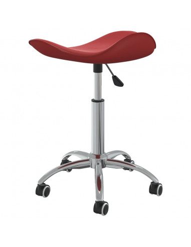 Sedia da Ufficio Rosso Vino in Similpelle