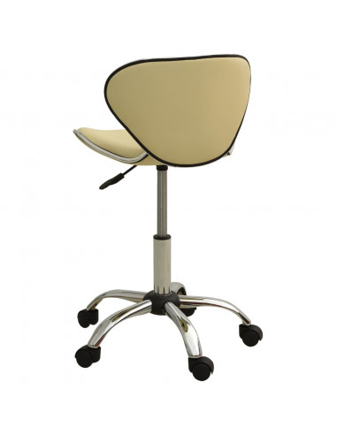 Sedia da Ufficio Crema in Similpelle