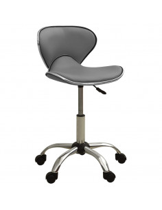 Sedia da Ufficio Grigia in Similpelle 2