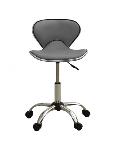 Sedia da Ufficio Grigia in Similpelle