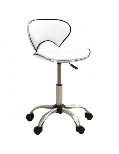 Sedia da Ufficio Bianca in Similpelle