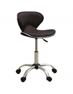 Sedia da Ufficio Marrone in Similpelle 2