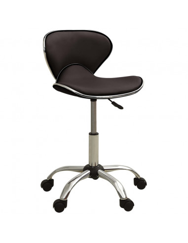 Sedia da Ufficio Marrone in Similpelle