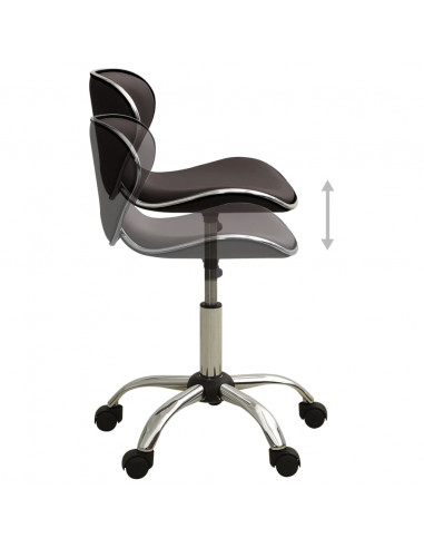 Sedia da Ufficio Marrone in Similpelle