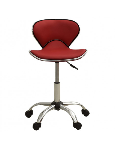 Sedia da Ufficio Rosso Vino in Similpelle