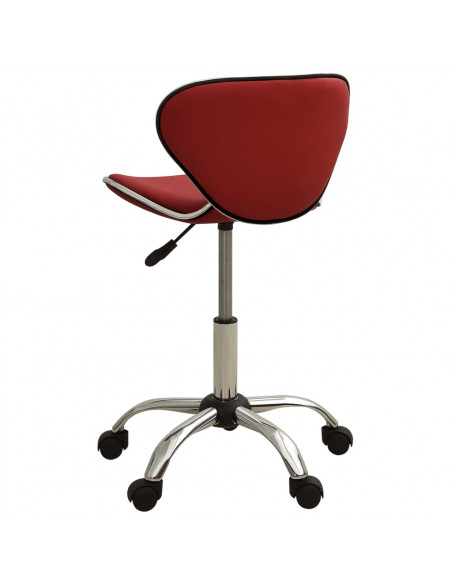 Sedia da Ufficio Rosso Vino in Similpelle