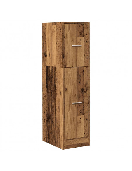 Armadietto da Farmacia Legno Vecchio 30x41x118 cm in Truciolato