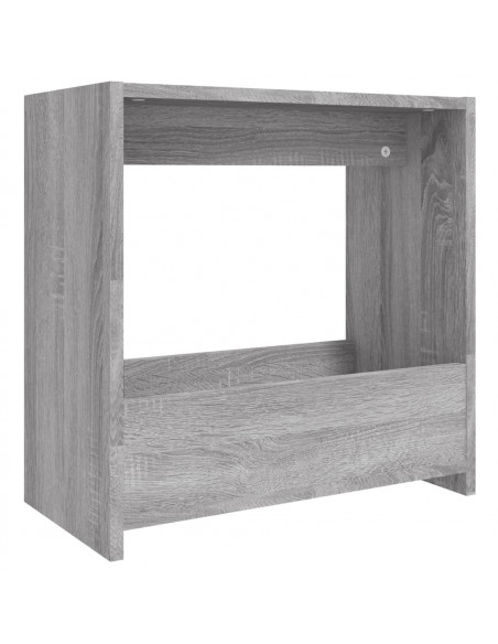 Tavolino Grigio Sonoma 50x26x50 cm in Legno Multistrato