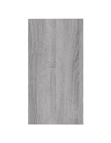 Tavolino Grigio Sonoma 50x26x50 cm in Legno Multistrato