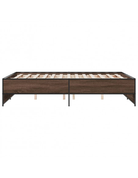 Giroletto Rovere Marrone 140x190cm in Legno Multistrato Metallo