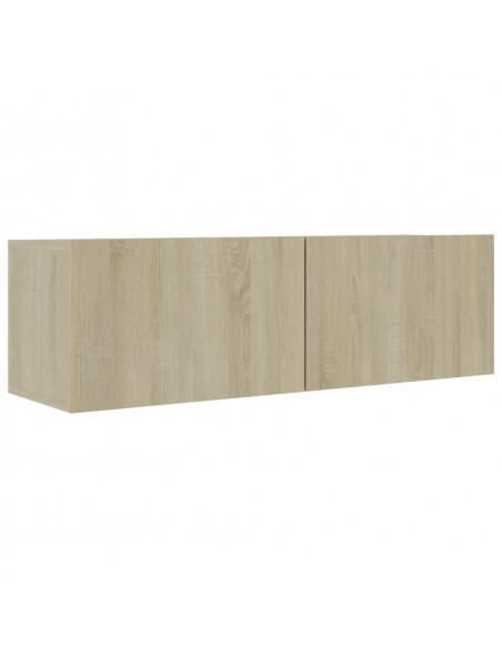 Set di Mobili Porta TV 7 pz Rovere Sonoma in Legno Multistrato