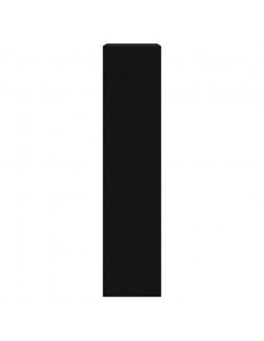 Scarpiera Nera 63x24x103 cm in Legno Multistrato