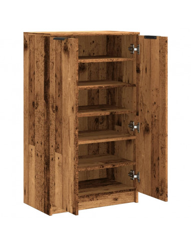 Scarpiera Legno Antico 59x35x100,5 cm in Truciolato