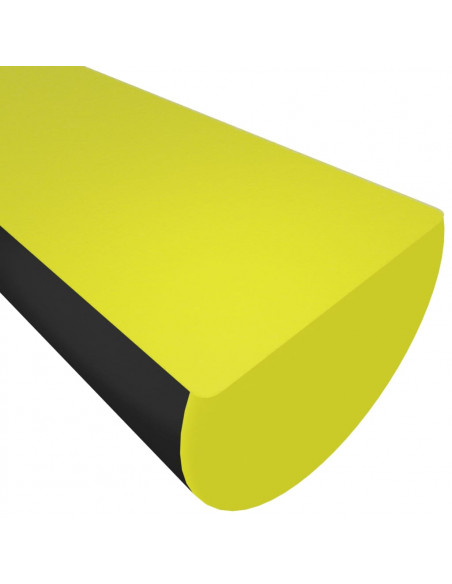 Protezione Angoli Giallo e Nero 4x3x100 cm in PU