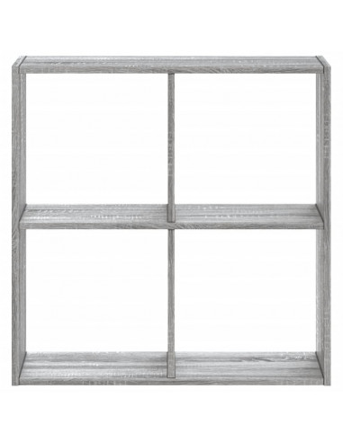Libreria Grigio Sonoma 68,5x32x68,5 cm in Legno Multistrato
