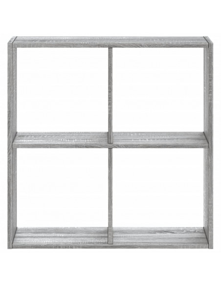 Libreria Grigio Sonoma 68,5x32x68,5 cm in Legno Multistrato