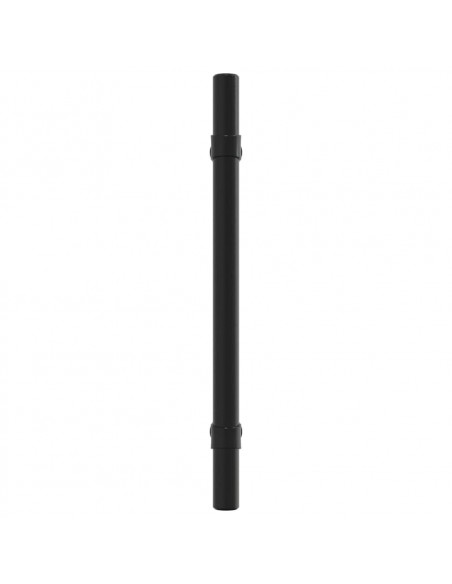 Maniglie per Mobili 10pz Nere 128mm in Acciaio Inox