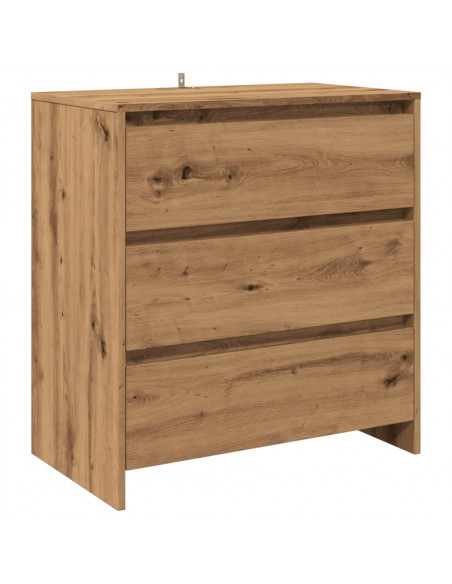 Credenza Rovere Artigianale 70x41x75 cm in Truciolato
