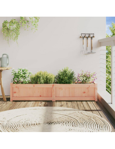 Fioriera da Giardino 150x31x31 cm in Legno Massello di Douglas