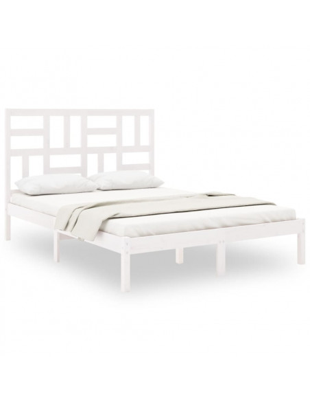 Giroletto Bianco in Legno Massello 120x190 cm Small Double