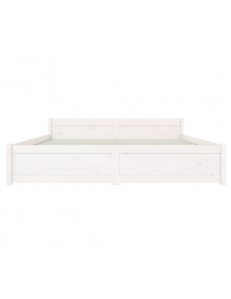 Giroletto Bianco in Legno Massello 150x200 cm King Size