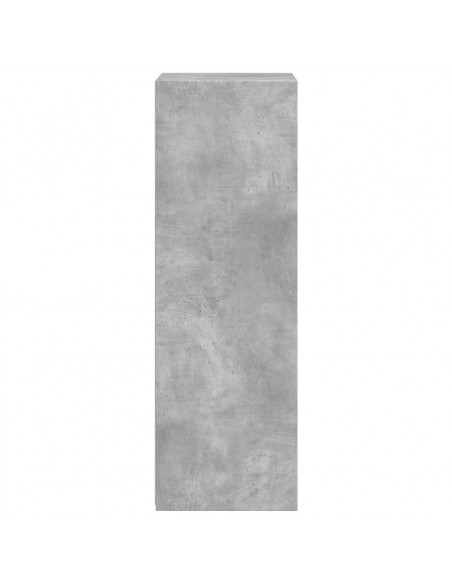 Credenza Grigio Cemento 50x41x124 cm in Legno Multistrato