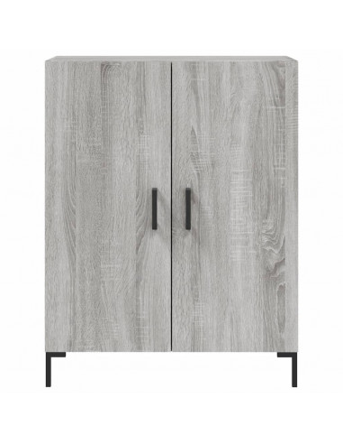 Credenza Grigio Sonoma 69,5x34x180 cm in Legno Multistrato