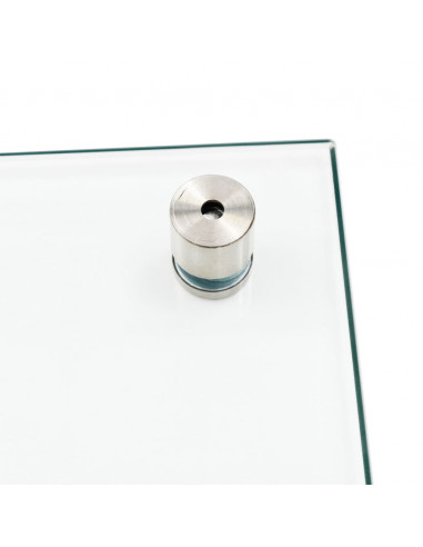 Paraschizzi per Cucina Trasparente 100x60 cm in Vetro Temperato