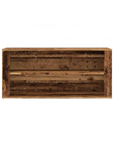 Scarpiera Legno Vecchio 100x35x45 cm in Truciolato