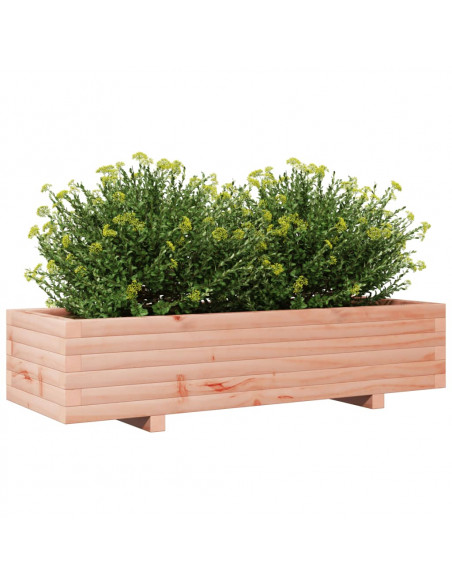 Fioriera da Giardino 110x40x26,5cm in Legno Massello di Douglas